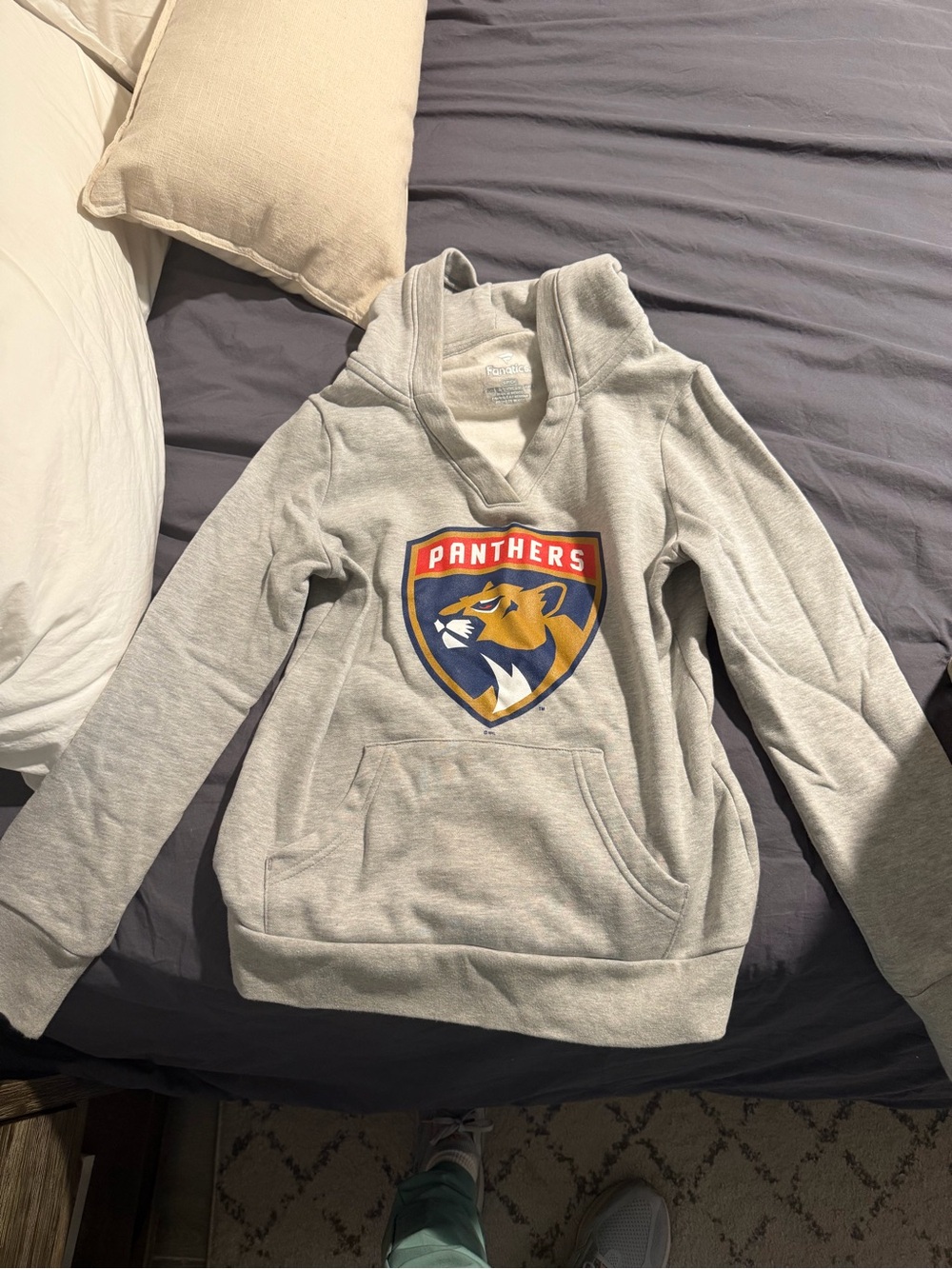 Fanatics Heather Gray Women's Pullover Hoodie